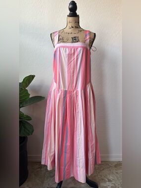 NWT Free People Pink Rose Sleeveless Women’s Maxi Dress Size M